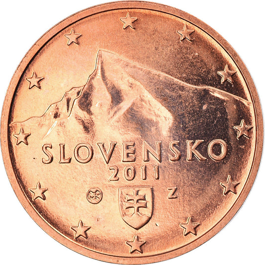 Eslovaquia, 

2 céntimos de euro, 

2011