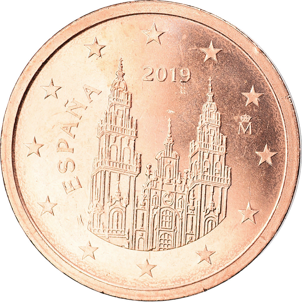 España, 

2 céntimos de euro, 

2019