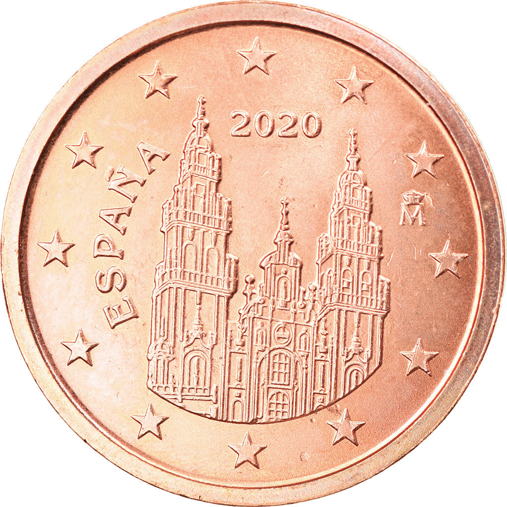 España, 

2 céntimos de euro, 

2020
