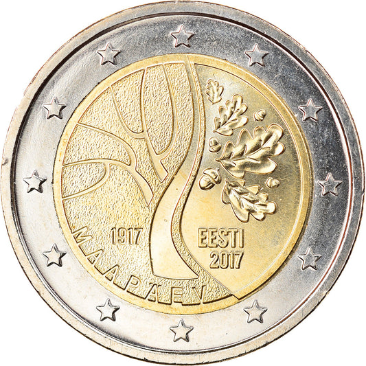 Estonia, 
  
  2 euros, 
  
  El camino de la independencia