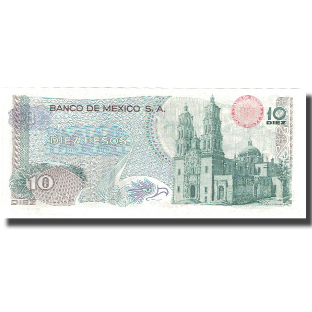 billete de banco, 
  
  México, 
  
  10 pesos