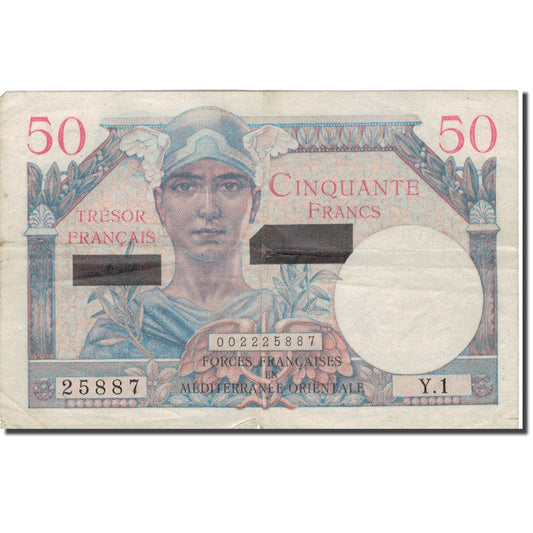 Billete de 50 francos, Francia