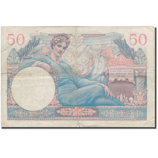 Billete de 50 francos, Francia