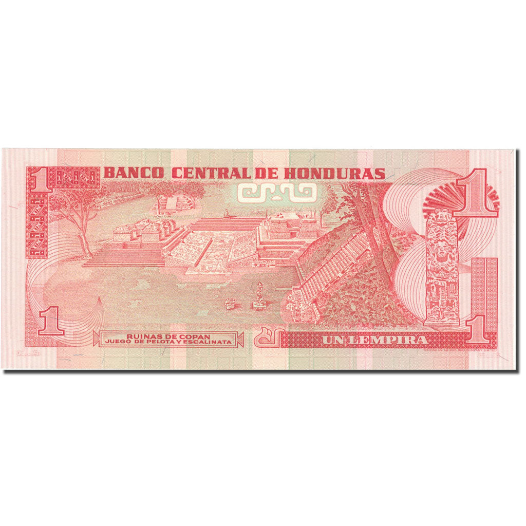 billete de banco, 
  
  Honduras, 
  
  1 lempira
