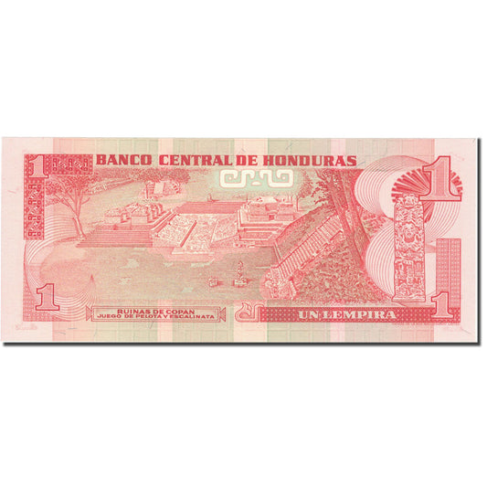 billete de banco, 
  
  Honduras, 
  
  1 lempira