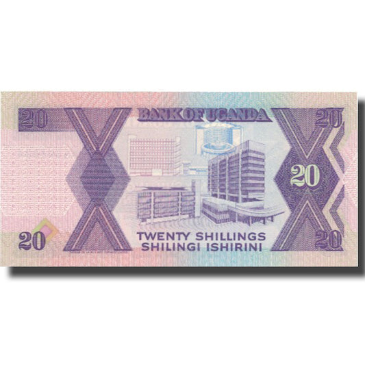 Billete de Uganda de 20 chelines