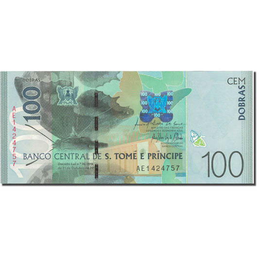 Billete de Santo Tomás y Príncipe, 100 dobras