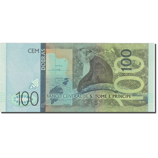 Billete de Santo Tomás y Príncipe, 100 dobras