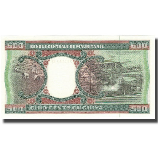 Mauritania, 
  
  500 Uguiya, 
  
  1999-11-28