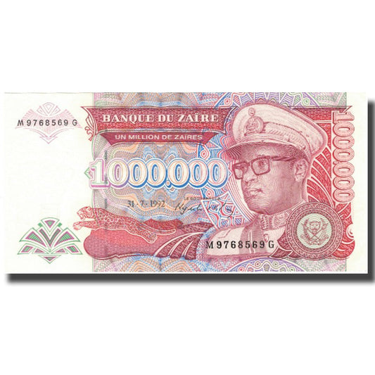 Billete de banco, 

Zaire, 

1