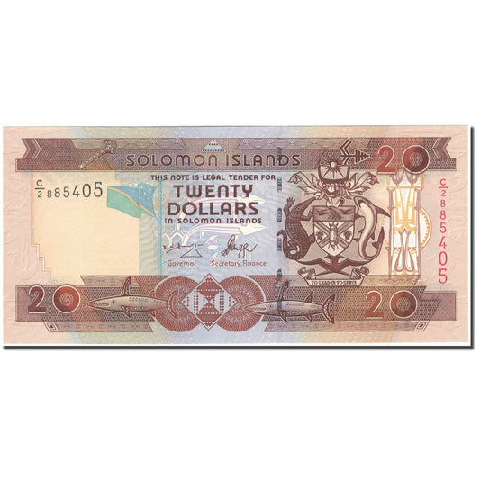 Billete de 20 dólares de las Islas Salomón