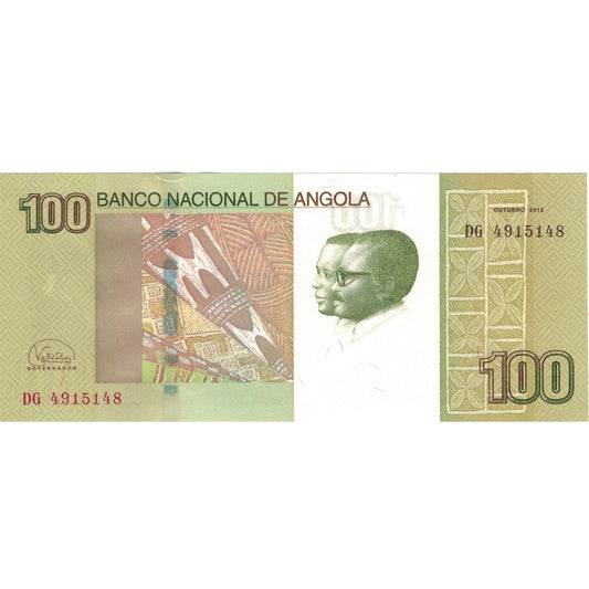billete de banco, 
  
  Angola, 
  
  100 kwanzas