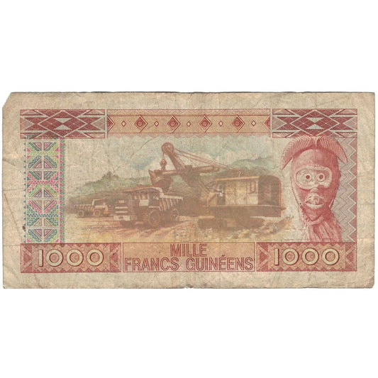 Billete de 1000 francos de Guinea