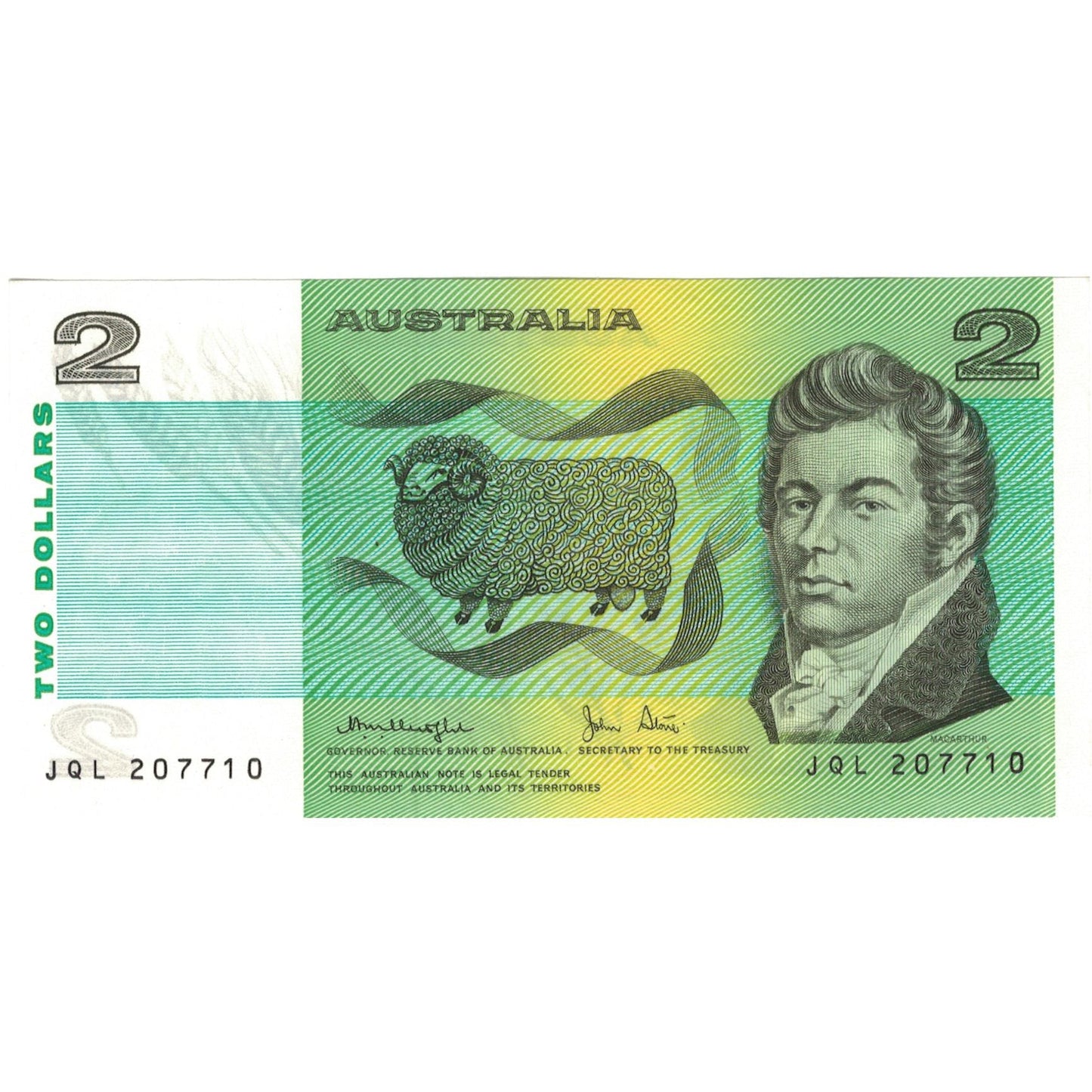 Billete de Australia de 2 dólares