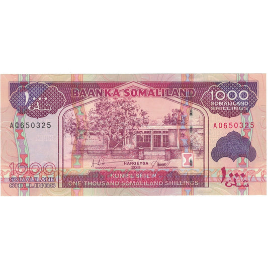 Billete de Somalilandia, 1000 chelines