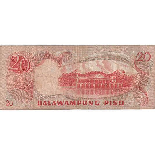 Billete de banco, Filipinas, 

20 Pisos