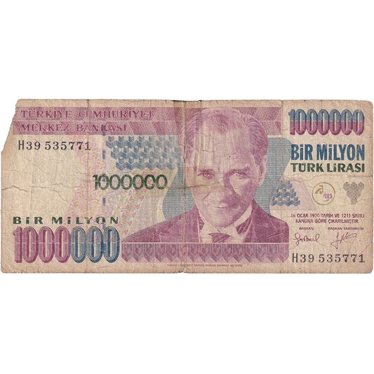 Billete de banco,

Turquía,

1