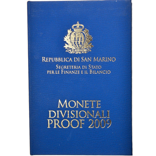 San Marino,

1 céntimo a 2 euros,

2009