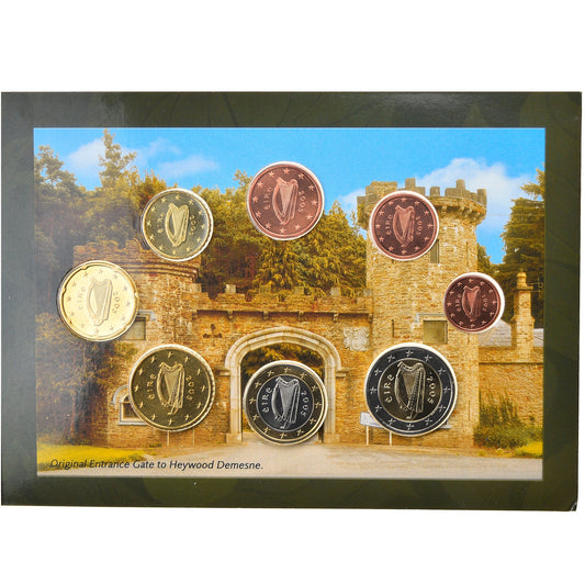REPÚBLICA DE IRLANDA,

1 céntimo a 2 euros,

2005