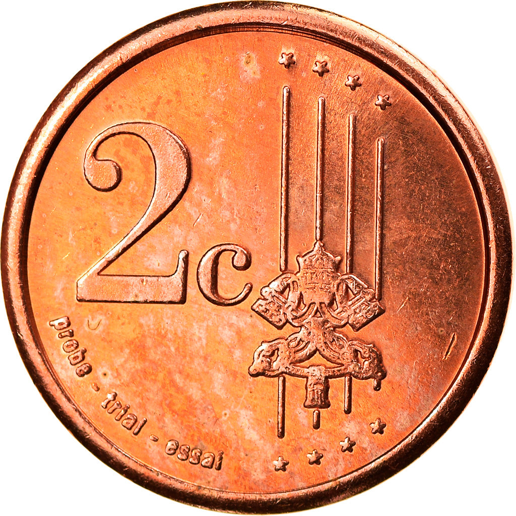 Vaticano, 

2 céntimos de euro, 

Tipo 3