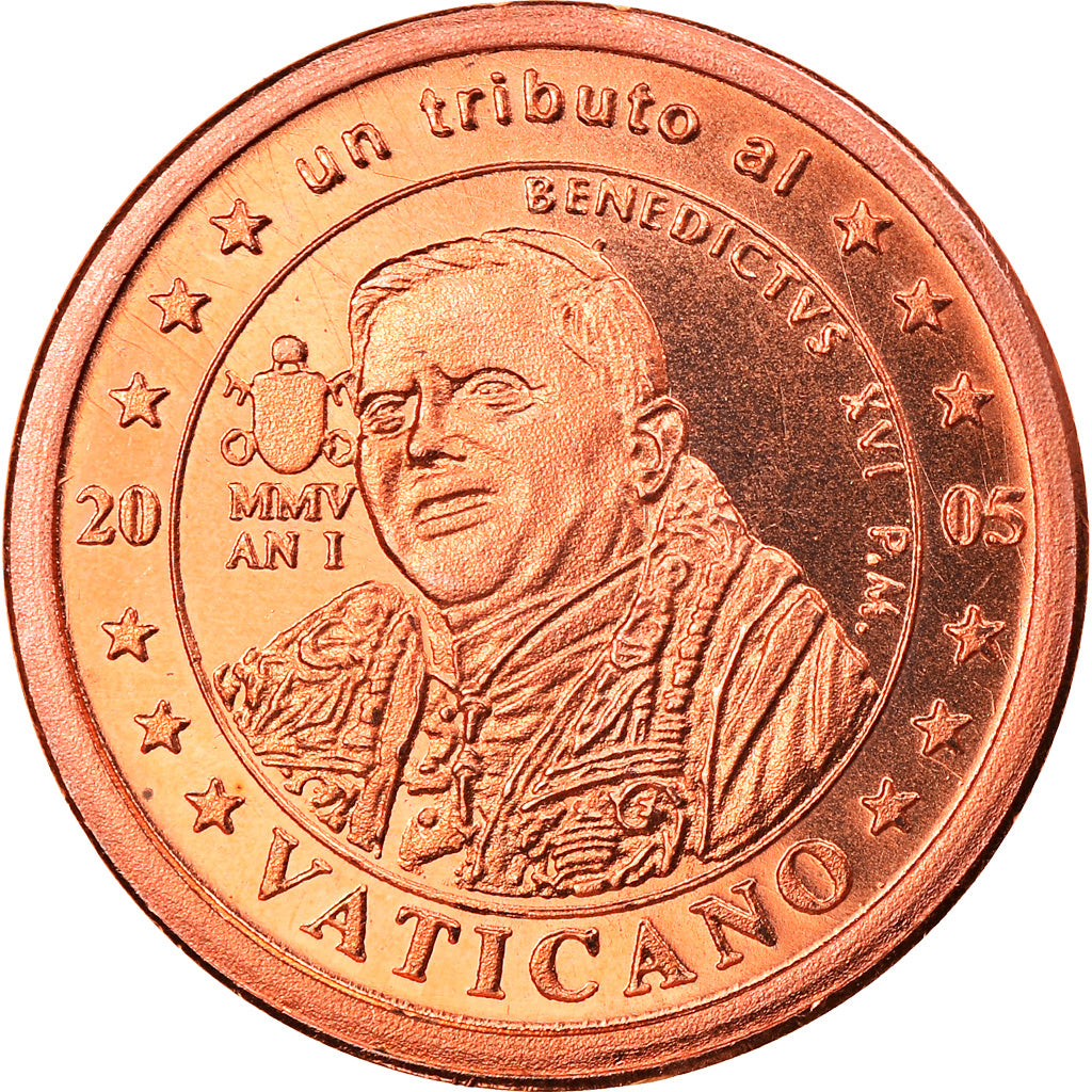 Vaticano, 

2 céntimos de euro, 

Tipo 4
