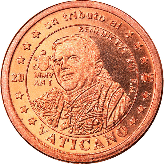Vaticano, 

2 céntimos de euro, 

Tipo 4