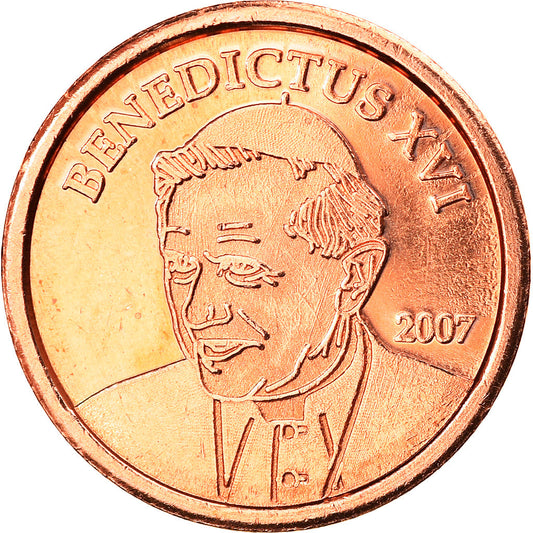Vaticano, 

2 céntimos de euro, 

2007
