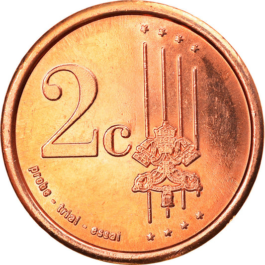 Vaticano, 

2 céntimos de euro, 

2007