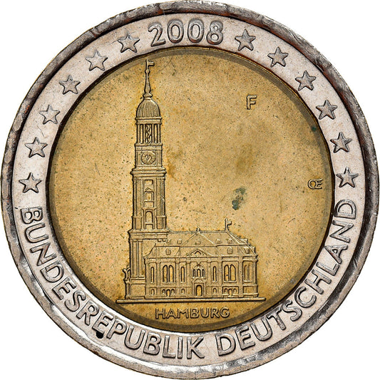 Alemania, 

2 euros, 

2008