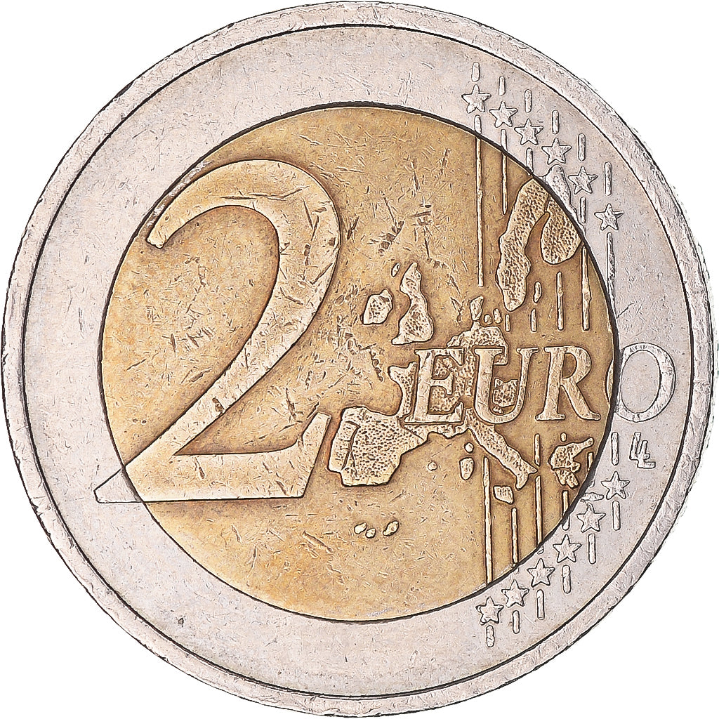 Alemania, 

2 euros, 

Estrella giratoria de prueba con filo 5DM