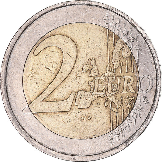 Alemania, 

2 euros, 

Estrella de prueba con filo de 2 euros