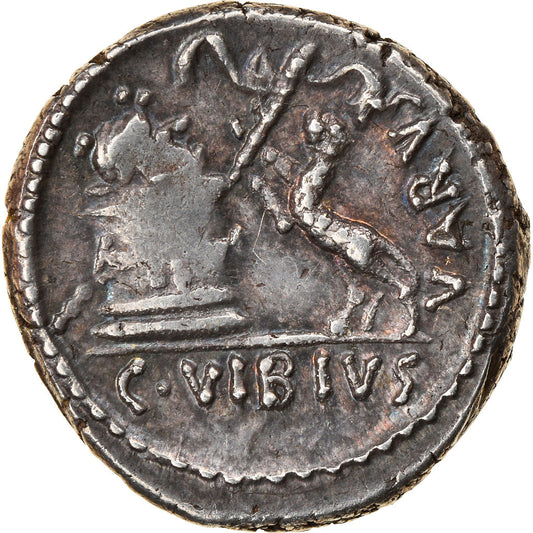 Acuñar, 
  
  vibia, 
  
  Denario