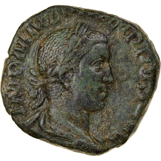 Acuñar, 
  
  Felipe II, 
  
  Sestercio