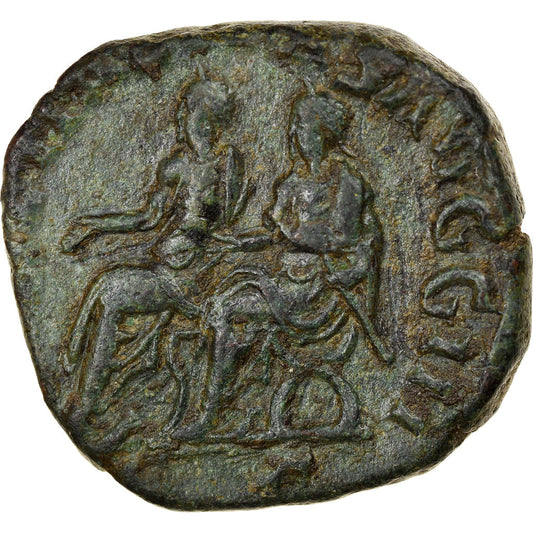 Acuñar, 
  
  Felipe II, 
  
  Sestercio