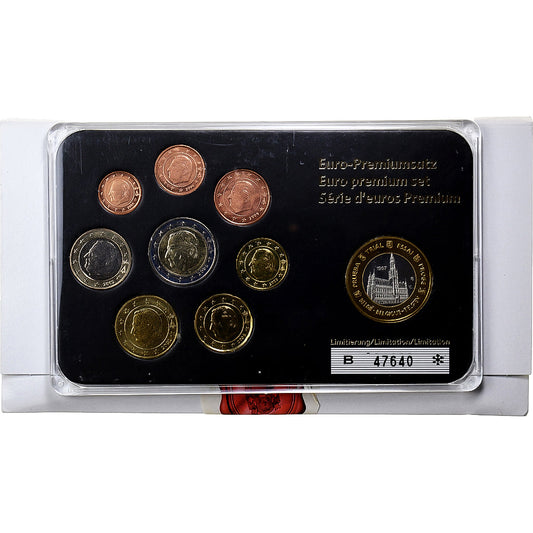 Bélgica, 

Juego de 1 pieza - 2 euros + Patrón, 

2006