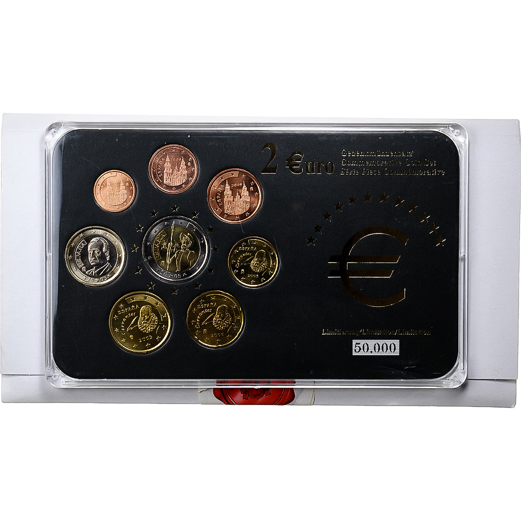 España, 

Serie 1 c. - 2 euros, 

1999-2006