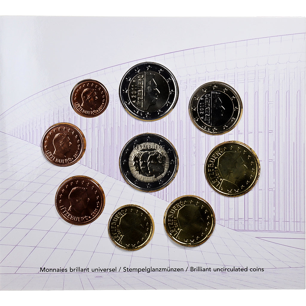 Luxemburgo, 
  
  Enrique, 
  
  Conjunto 1 ct. - 2 euros