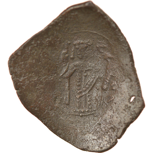 Acuñar, 
  
  Isaac II Ángel, 
  
  traquia de aspron
