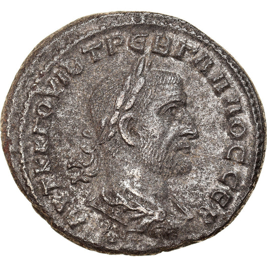 Acuñar, 
  
  Seleucis y Pieria, 
  
  Treboniano Galo