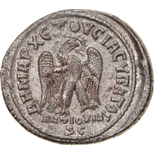Seleucis y Pieria, 
  
  Felipe II, 
  
  tetradracma