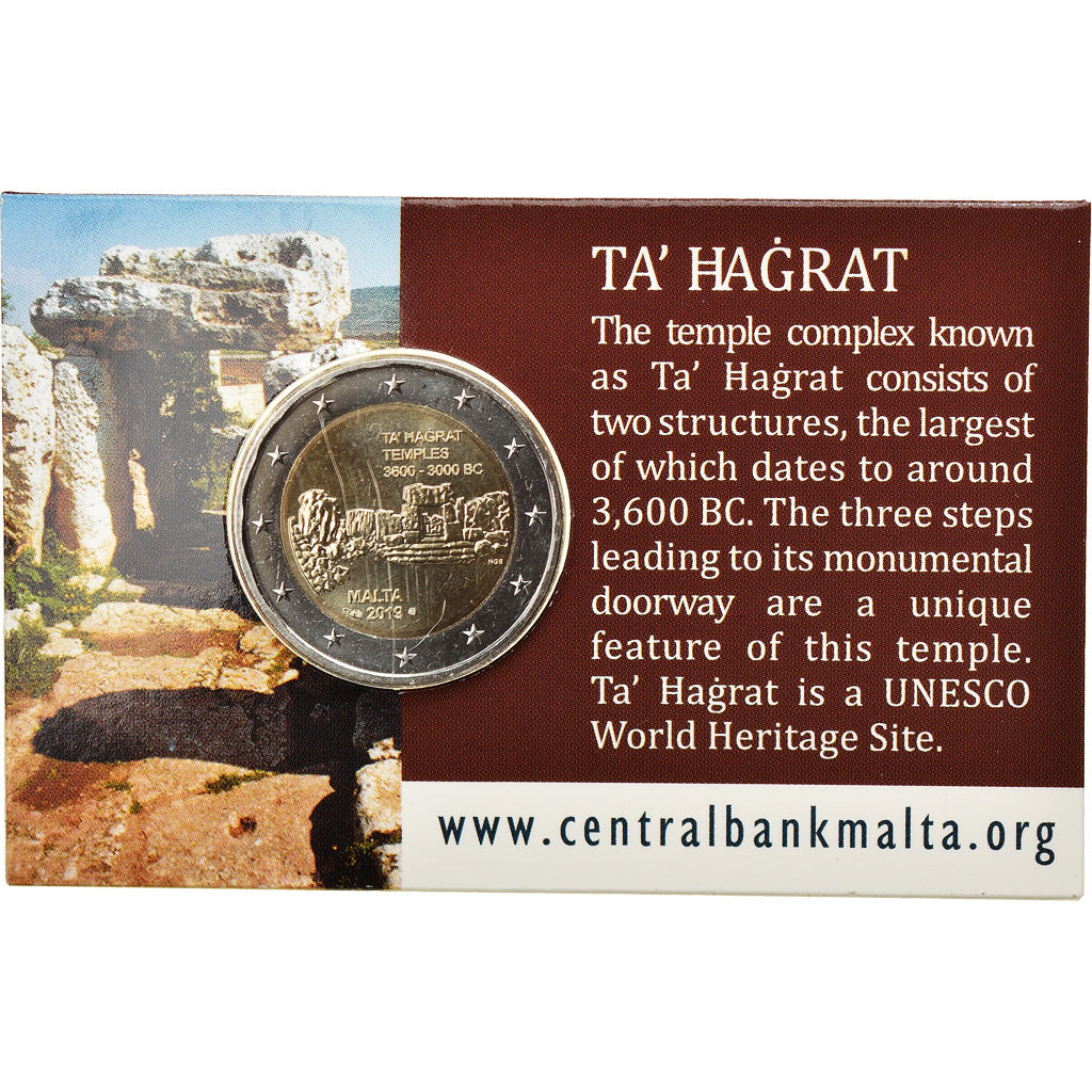 Malta, 
  
  2 euros, 
  
  Ta' Ħaġrat