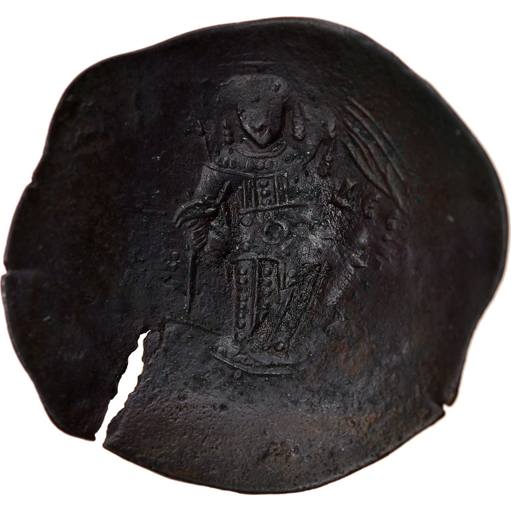 Acuñar, 
  
  Isaac II Ángelus, 
  
  traquia de aspron