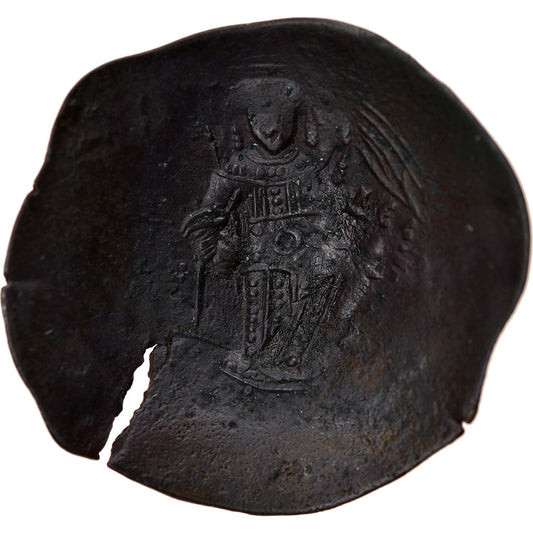 Acuñar, 
  
  Isaac II Ángelus, 
  
  traquia de aspron