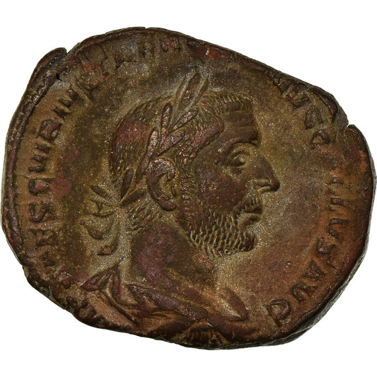 Acuñar, 
  
  Treboniano Galo, 
  
  Sestercio