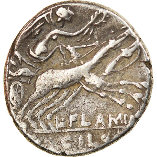 Acuñar, 
  
  Flaminia, 
  
  Denario