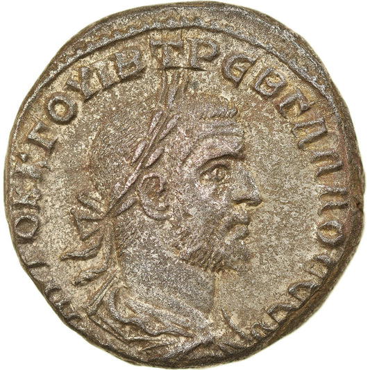 Acuñar, 
  
  Treboniano Galo, 
  
  tetradracma