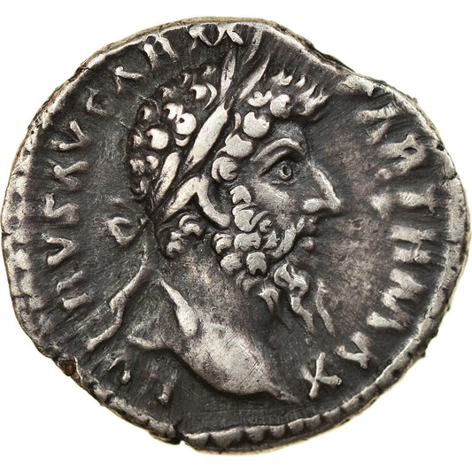 Acuñar, 
  
  Lucio Vero, 
  
  Denario