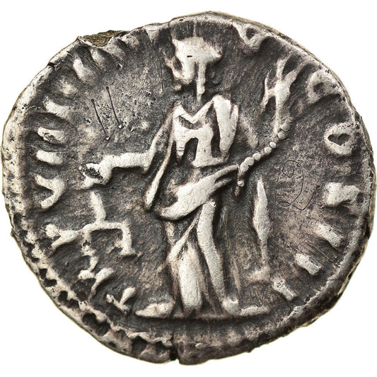 Acuñar, 
  
  Lucio Vero, 
  
  Denario