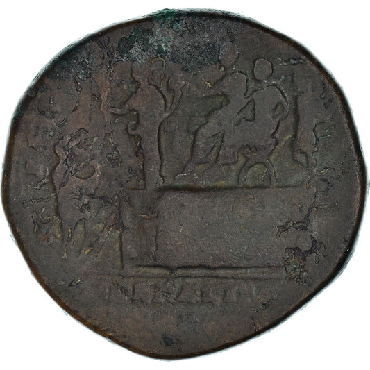 Acuñar, 
  
  Marco Aurelio, 
  
  Sestercio