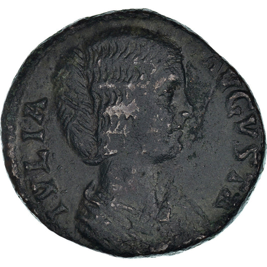 Acuñar, 
  
  Julia Domna, 
  
  Sestercio
